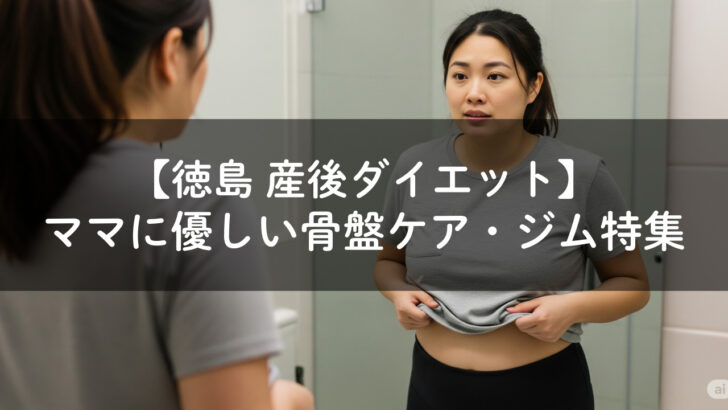 産後太りに悩むお母さん